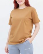 تی شرت يقه گرد بيسيک زنانه 1158