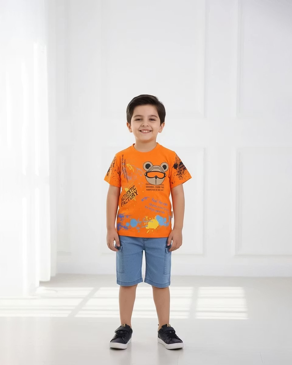 043ba78d-c1fe-4420-a8e9-62316f142e6d_5_11zon ست تیشرت وشلوارک چاپی تدی 1344 - Image 1