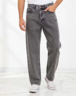 شلوار بگ جین مردانه طوسی 1325