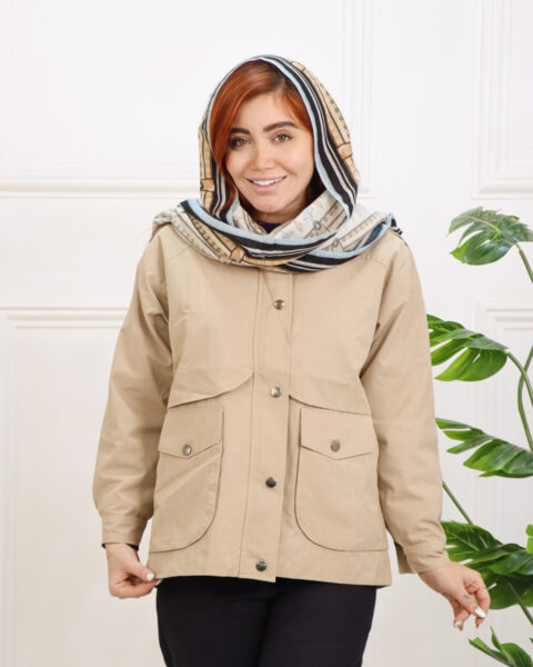 ترنچ کت جیب پاکتی کتان زارا زنانه 1414