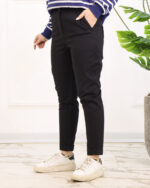 شلوارکتان زنانه دکمه دار 1418 - Image 2