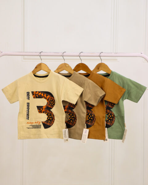 ست تی شرت پنبه ای شلوارک جین 1416