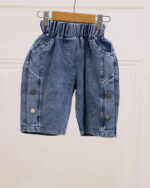 ست تی شرت پنبه ای شلوارک جین 1416 - Image 2