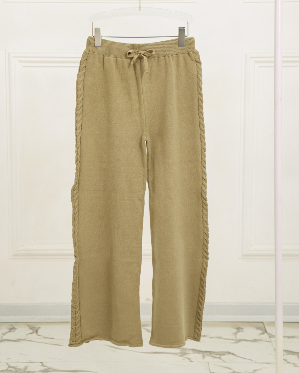 IMG_0208 شلوار بافت طرح دار زنانه 1406 - Image 1