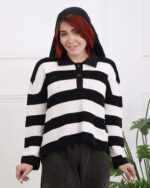 بلوز رینگی یقه دار دو دکمه زنانه 1382 - Image 11