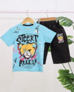 ست تیشرت وشلوار چاپی پسرانه 1430 - Image 2