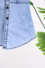 ست سارافون بلوز جین دخترانه 1435 - Image 6