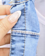 ست سارافون بلوز جین دخترانه 1435 - Image 11