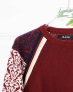 بلوزبافت سرشانه طرح دار 1447 - Image 4