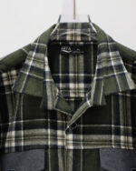 پیراهن پشمی دو جیب چهارخونه مردانه 1449 - Image 4