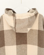 هودی پشمی نیم زیپ چهارخانه 1452 - Image 8