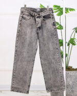 شلوار بگ جین مردانه طوسی 1325 - Image 2