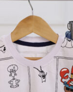 ست تیشرت وشلوارک چاپی باب اسفنجی 1348 - Image 2