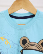 ست تیشرت وشلوارک چاپی تدی 1344 - Image 3