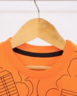 ست تیشرت وشلوارک چاپی بوکس1347 - Image 2