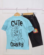 ست تیشرت وشلواک چاپی تام و جری پسرانه 1345 - Image 5