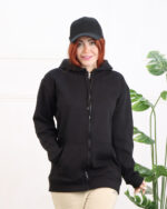 سوییشرت زیپ دار بیسیک زنانه 1332