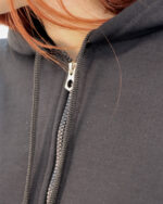 سوییشرت زیپ دار بیسیک زنانه 1332 - Image 5