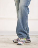 شلوار بگ آبی جین زنانه 1333 - Image 4