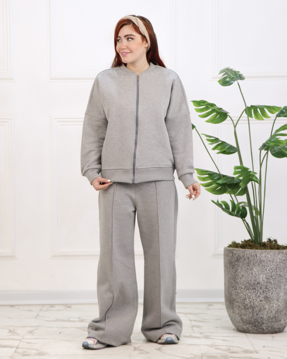 IMG_9296 ست دورس و شلوار سه نخ زنانه پرواز 1338 - Image 1