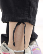 شلوار کتان کارگو کمرکش شش جیب زنانه 1339 - Image 6