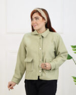 کراپ فوتر دکمه پرسی زنانه 1340 - Image 3