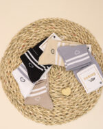 جوراب نیم ساق طرح قلب زنانه 1353 - Image 2