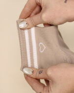 جوراب نیم ساق طرح قلب زنانه 1353 - Image 4