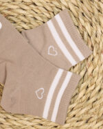 جوراب نیم ساق طرح قلب زنانه 1353 - Image 5