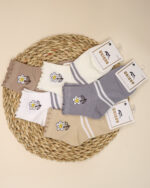 جوراب نیم ساق طرحدار گل زنانه 1354 - Image 2