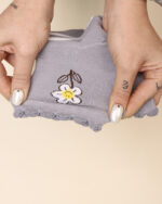 جوراب نیم ساق طرحدار گل زنانه 1354 - Image 4