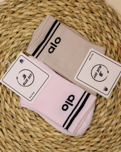 جوراب ساق بلند طرح دار alo زنانه 1355