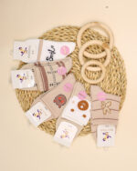 جوراب نیم ساق طرحدار 1359 - Image 2