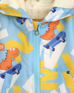 کاپشن بارانی بچگانه دایناسور آبی 1360 - Image 4