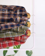 پیراهن آستین بلند چهارخانه بچه گانه 1361 - Image 4