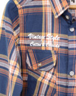 پیراهن آستین بلند چهارخانه بچه گانه 1361 - Image 9