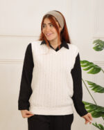 ژیله یقه هفت بافت زنجیری زنانه 1368 - Image 2