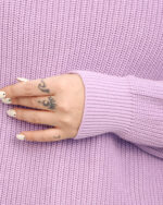 بلوز بافت بیسیک زنانه 1369 - Image 7