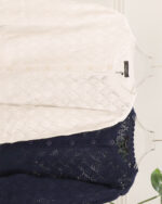 بلوز بافت طرح لوزی دکمه دار زنانه 1371 - Image 7