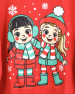 ست بلوز و شلوار یلدایی بچه گانه 1377 - Image 8