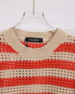 بلوز بافت یقه گرد رینگی زنانه 1370 - Image 8