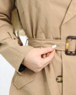 بارانی کتان زارا زنانه 1405 - Image 4