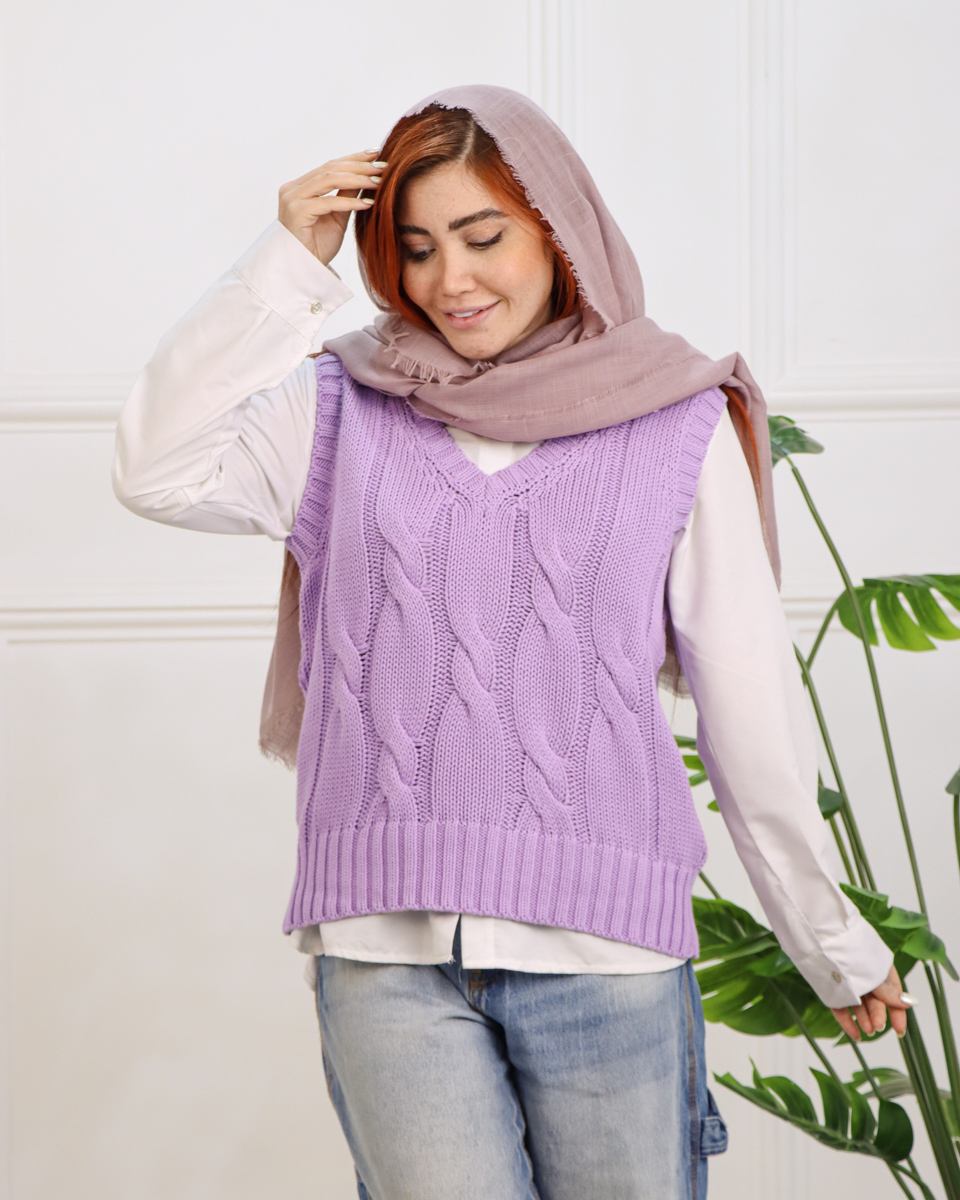 IMG_9913 ژیله یقه هفت بافت زنجیری زنانه 1397 - Image 1