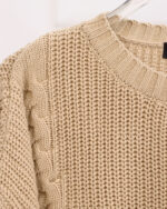 بلوز بافت یقه گرد زنجیری زنانه 1396 - Image 8