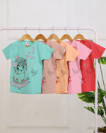 تیشرت یقه گرد آستین کوتاه چاپی بچگانه1394 - Image 2