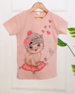 تیشرت یقه گرد آستین کوتاه چاپی بچگانه1394 - Image 5