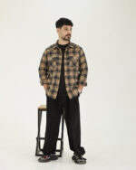 پیراهن پشمی چهارخانه مردانه 1451 - Image 2