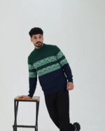 بلوز بافت طرح دار مردانه 1432 - Image 2