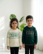 بلوز بافت یقه گرد بچه گانه 1434