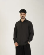 پیراهن آستین بلند بیسیک مردانه 1454 - Image 4